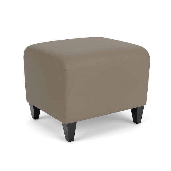 Siena Lounge Reception 1 Seat Bench, Black, MD Farro Upholstery